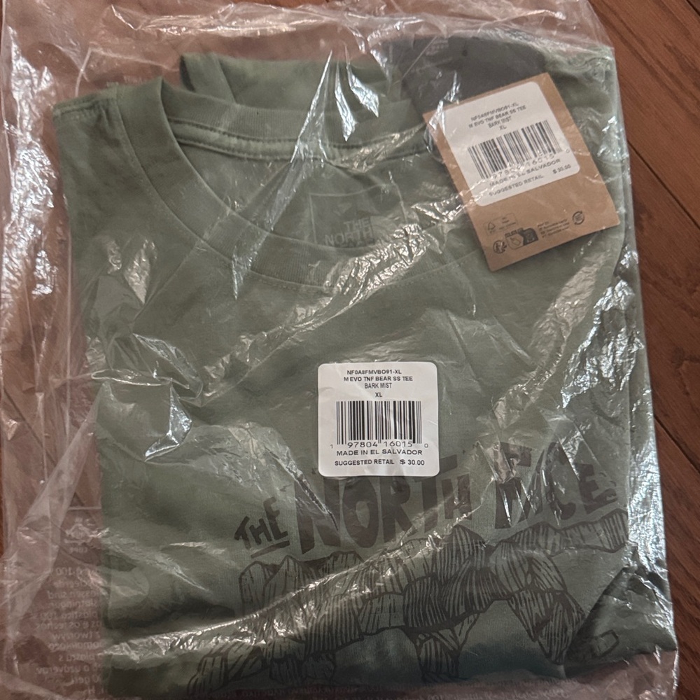 The North Face Green Short Sleeve Tee
